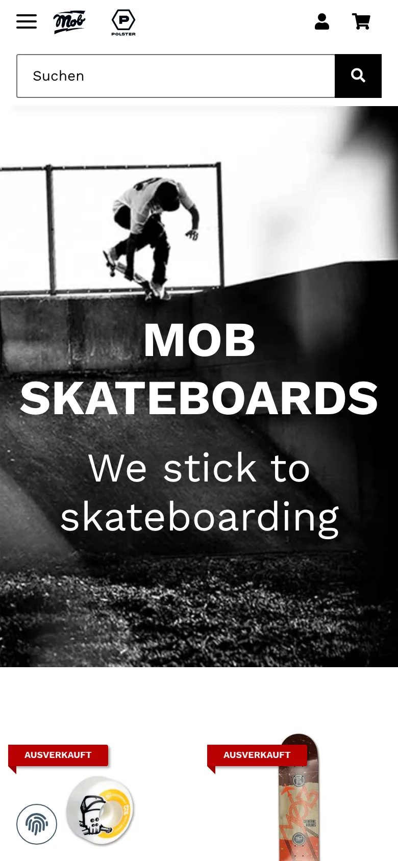 MOB Skateboards – Mobile Ansicht