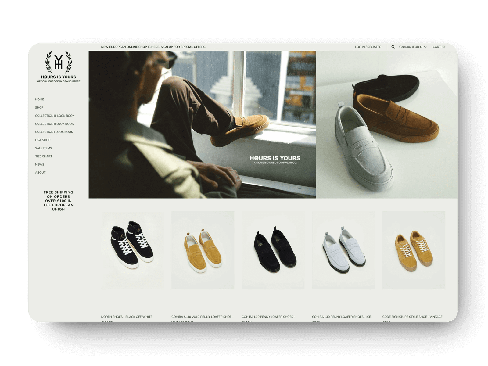 Hours Is Yours Shop Screenshot