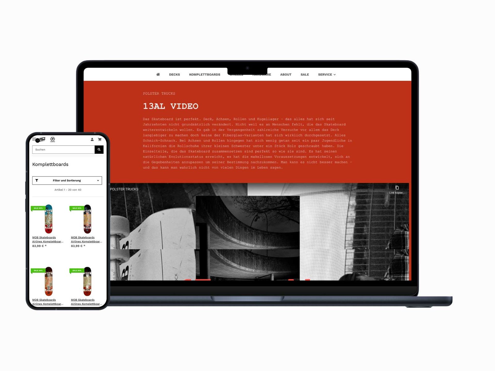 Mob shop portfolio